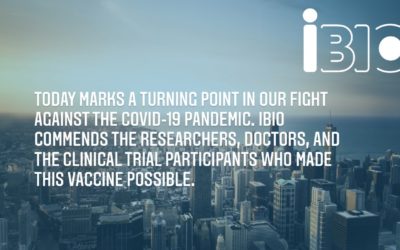 iBIO Statement on the FDA’s Emergency Use Authorization for Pfizer’s COVID-19 Vaccine